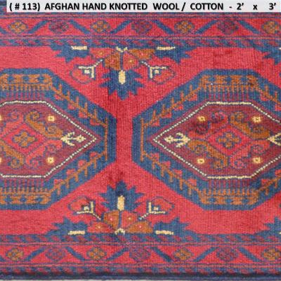 Fine quality,  Afghan Hand Knotted Vintage Rugs, 2' X 3'                         
on Perfect Conditions 
Retail Price= $1900...