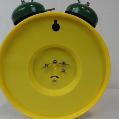 Carrot Top Chairman of the Board Work Sucks Clock, Yellow & Green - New