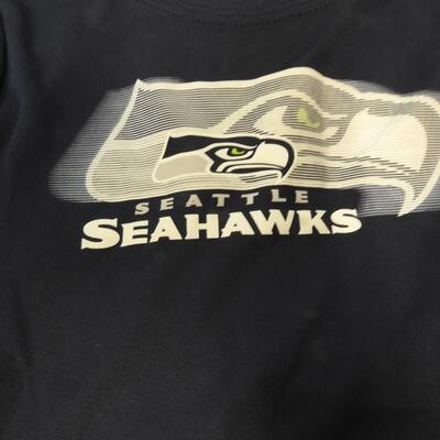 5 Seattle Seahawks Infant Team Shirts, Size 12mo.  Blue/Green & Blue-New W/Tags