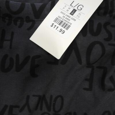 3 Pairs Super Soft Leggings-Large:, B&W Graffiti, Gr/Bk Words, B&W Zodiak-New