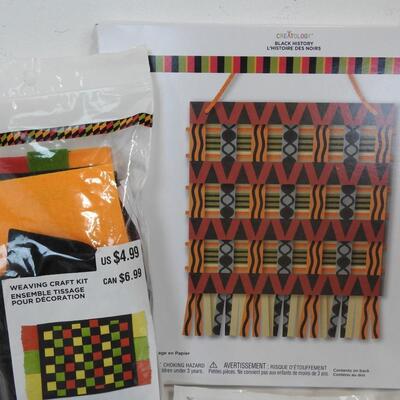 8 Craft Kits: Color-In Wood, Suncatchers, Weaving-NEW