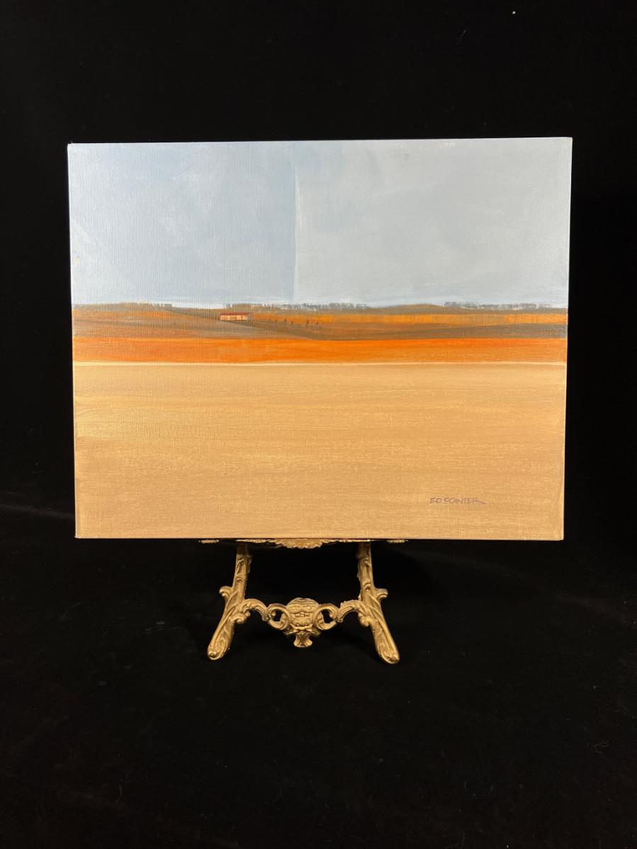 Ed Pointer Serene Kansas Prairie Lands original painting | EstateSales.org