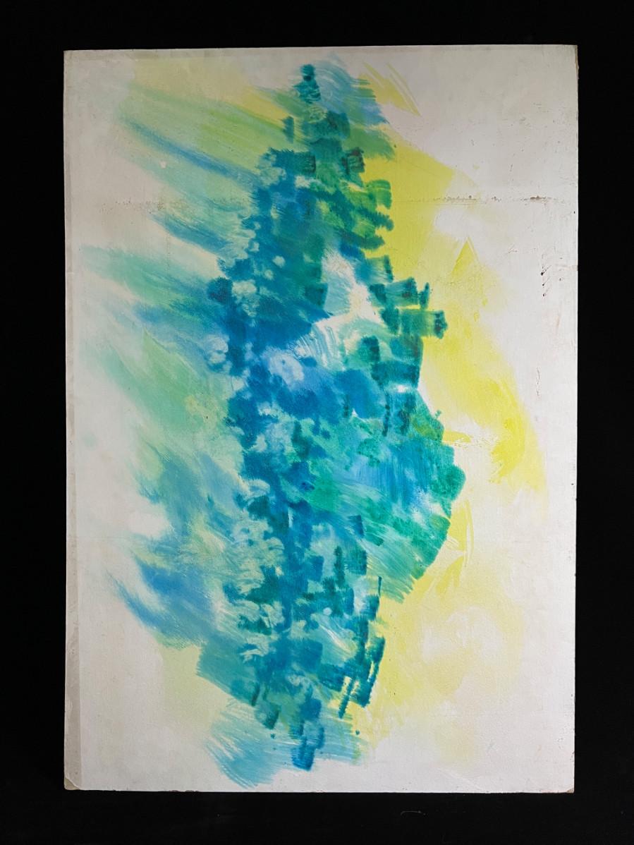 Ed Pointer Vintage MidCentury Expressionist Portrait on board ...