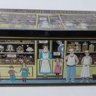Older Larger Belgium Boulangerie Destrooper Butter Biscuit Tin