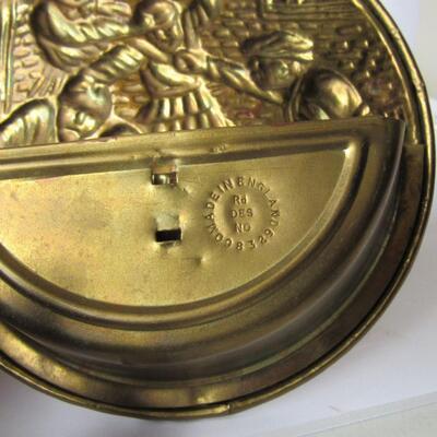 Vintage Brass Wall Pocket, England