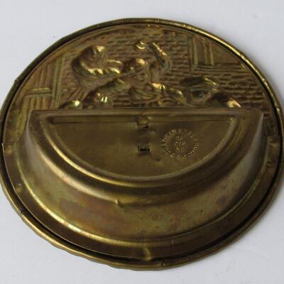 Vintage Brass Wall Pocket, England