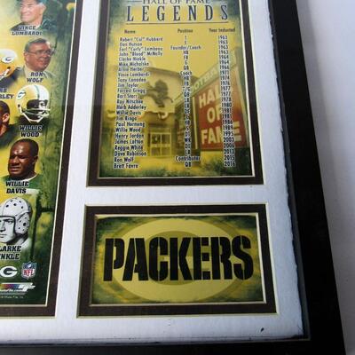 Green Bay Packers Hall of Fame Legends Framed Set