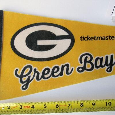 Vintage Green Bay Packers Ticketmaster Pennant