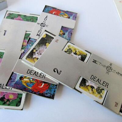 Vintage Contract Bridge 4 Dealer Card Dispensers