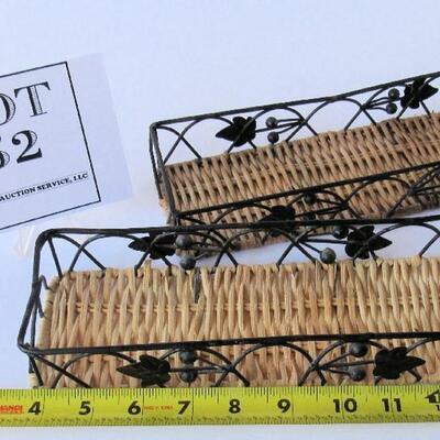 2 Decorative Trays or Holders