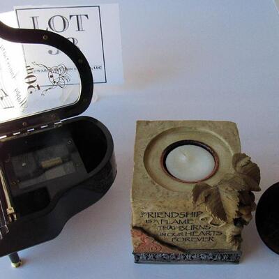 50th Anniversary Piano Music Box Works, and Decorative Items