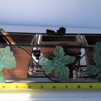 Planter Set in Wire Holder