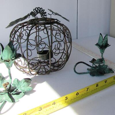 Metal Candle Holder Set and Metal Candle Holder Centerpiece