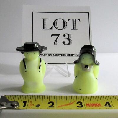 Hard to Find Boyd Miniature Eli and Sarah Hand Painted Figurines