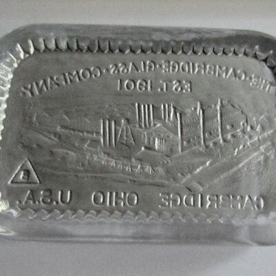 Older Cambridge Glass Paperweight
