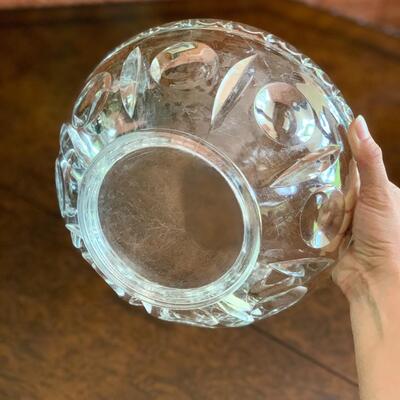 Vintage Clear Glass Bubble Bowl