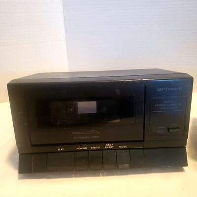 Optimus Stereo Cassette Tape Player - Works