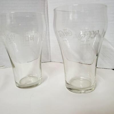 7 Coca-Cola Drinking Glasses