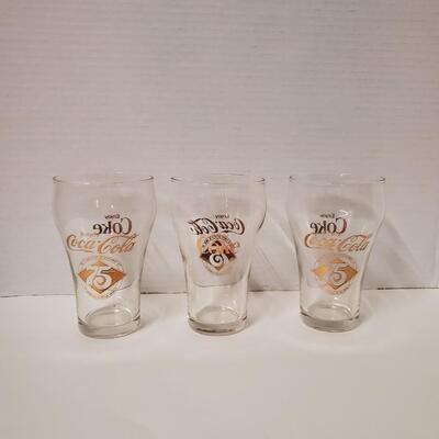 7 Coca-Cola Drinking Glasses