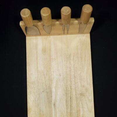 Cheese Board and Knives 5 Piece Set