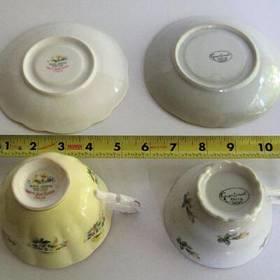 2 Cup and Saucer Sets, 1 Julia, Royal Albert, England