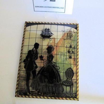 Pretty Reverse Painted Sillhouette Picture