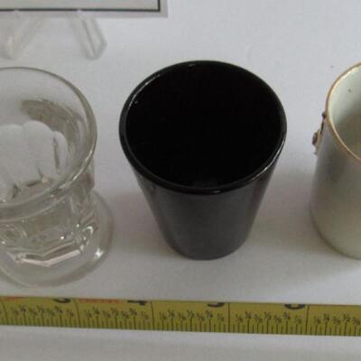 Vintage Toothpick Holders and Steamboat Shot Glass