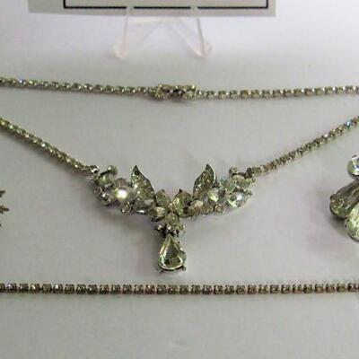 Vintage Rhinestone Jewelry Lot