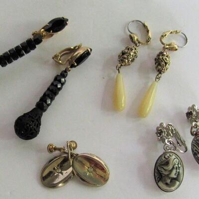 Vintage Jewelry Lot, Earrings, Lewis Segal, Cal