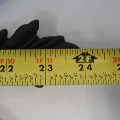 Large 24" x 24" Metal  Black Scroll Wall Decor