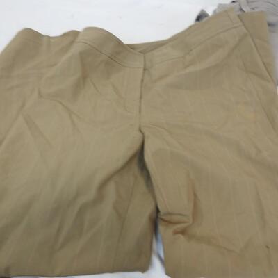 Ladies Pants, 3 Pairs::Rafaella: 8, Universal Thread: 6-28R, Ann Taylor Loft: 6