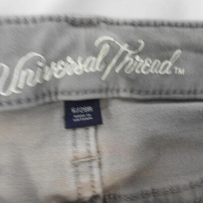 Ladies Pants, 3 Pairs::Rafaella: 8, Universal Thread: 6-28R, Ann Taylor Loft: 6