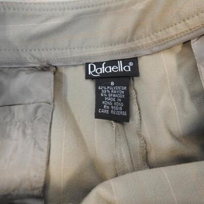 Ladies Pants, 3 Pairs::Rafaella: 8, Universal Thread: 6-28R, Ann Taylor Loft: 6