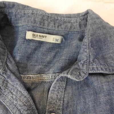 6 Ladies Tops: Simply Styled, Madswell, REI Co-Op, Old Navy: Sizes M-XL
