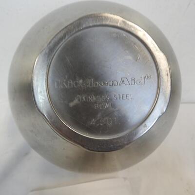 KitchenAid Mixing Bowl,3-Attachments,Instructions K45 Series,KSM45-KSM200 Series
