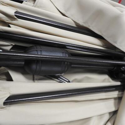 MF Studio 9ft Patio Umbrella with 8 Sturdy Ribs with Push Button Tilt/Crank