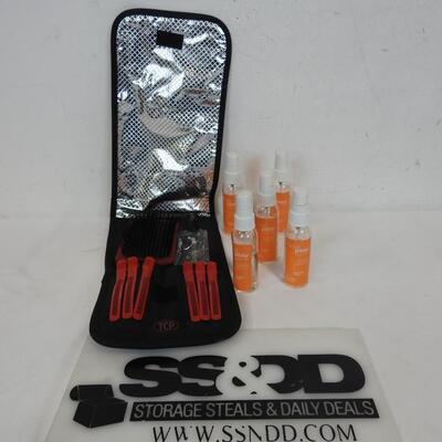 TrueCeramicPro Infrared Hair Straightener & 5 Bottles heat play Thermal Styler