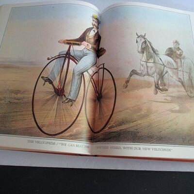 Nice! Huge Limited Edition 827/1500 Leatherbound Currier and Ives America Book, 1979