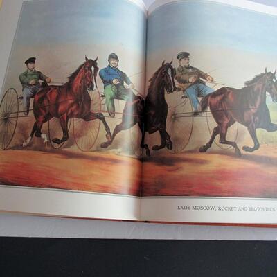 Nice! Huge Limited Edition 827/1500 Leatherbound Currier and Ives America Book, 1979