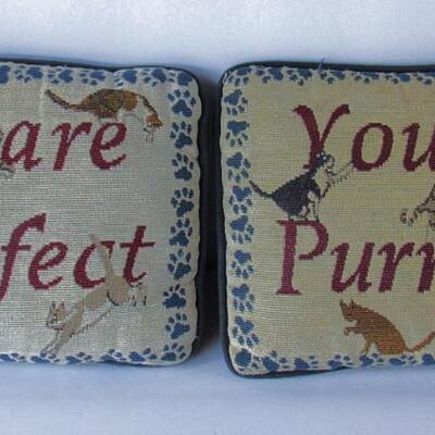2 Small Decorative Pillows