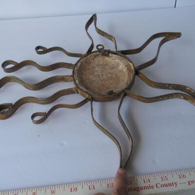 Large Metal Sun/Wind Outdoor Plaque