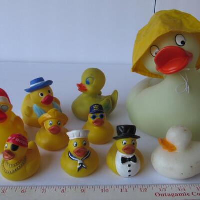Rubber Ducky Collection and Duck Candle