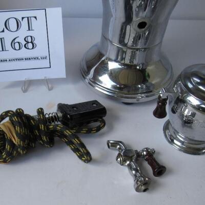 Vintage Coffee Server, Sugar and Creamer, Labell Silver Co, NY