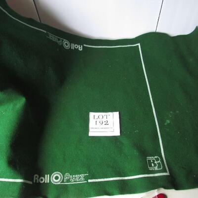 Puzzle Roll Up Green Felt