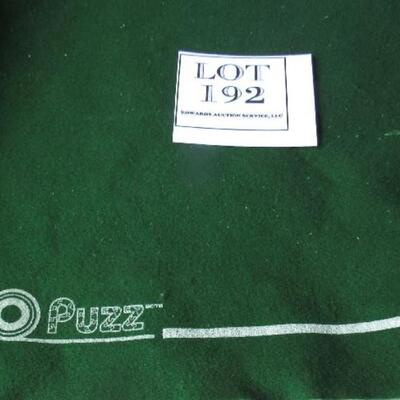 Puzzle Roll Up Green Felt