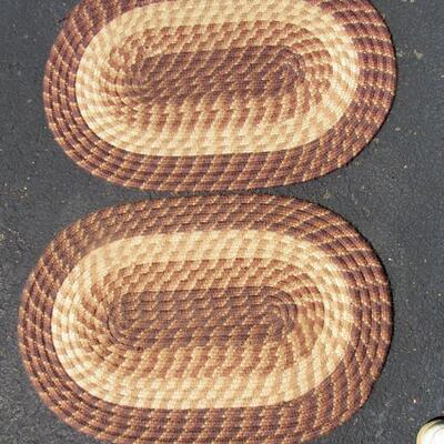 2 Oval Rugs