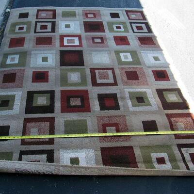 Large 63"x85" Rug, More Brown Tones In Person, Read Description