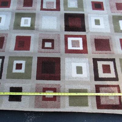 Large 63"x85" Rug, More Brown Tones In Person, Read Description