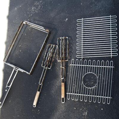 Grilling Items, Kabob Holder, Hot Dog Holders, Trays
