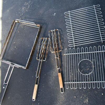 Grilling Items, Kabob Holder, Hot Dog Holders, Trays